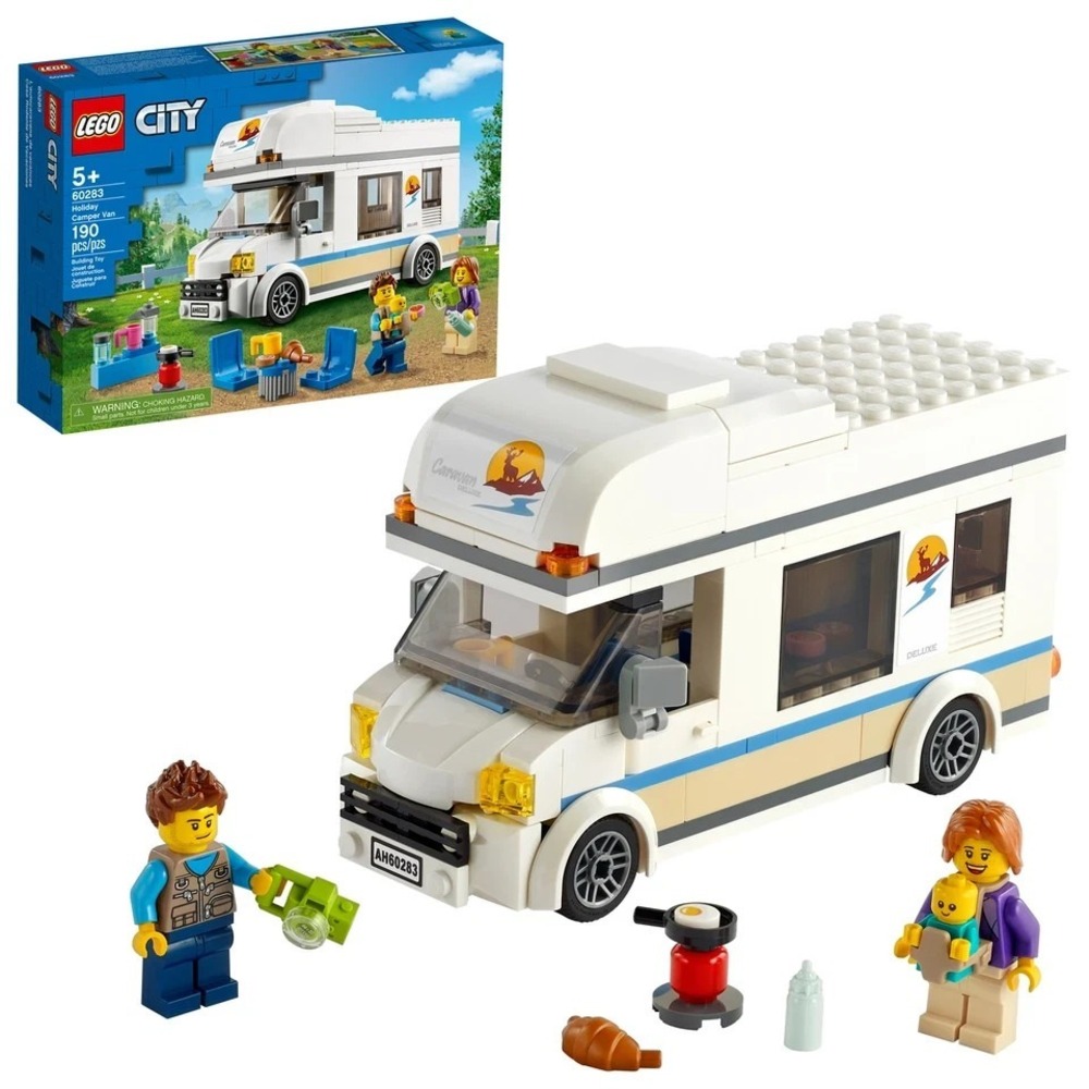NIB 2021 LEGO City Holiday Camper Van 60283 Building Toy 190 Pieces Retired